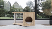 Load image into Gallery viewer, Nina Cat House Scratcher Post w/ Cushion Bed
