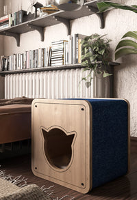 Load image into Gallery viewer, Kylo Cat Condo &amp; Scratcher
