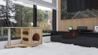 Load image into Gallery viewer, Nina Cat House Scratcher Post w/ Cushion Bed
