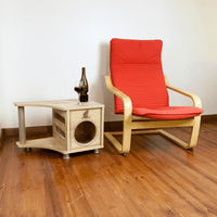 Load image into Gallery viewer, Nina Cat House Scratcher Post w/ Cushion Bed
