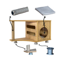 Load image into Gallery viewer, Nina Cat House Scratcher Post w/ Cushion Bed
