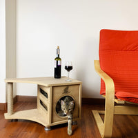 Load image into Gallery viewer, Nina Cat House Scratcher Post w/ Cushion Bed
