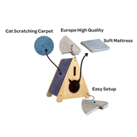 Load image into Gallery viewer, Cat Paw Teepee Scratcher
