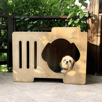 Load image into Gallery viewer, Ozzy Handmade Luxury Modern Dog House w/ Mattress
