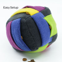Load image into Gallery viewer, Pets Loaf Plush Toy Snuffle Ball w/ Treat Dispenser

