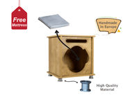 Load image into Gallery viewer, Luxury Foxie Modern Dog House w/ Bed Mattress

