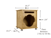 Load image into Gallery viewer, Luxury Foxie Modern Dog House w/ Bed Mattress
