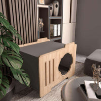 Load image into Gallery viewer, Ozzy Handmade Luxury Modern Dog House w/ Mattress
