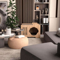 Load image into Gallery viewer, Ozzy Handmade Luxury Modern Dog House w/ Mattress
