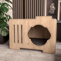 Load image into Gallery viewer, Ozzy Handmade Luxury Modern Dog House w/ Mattress
