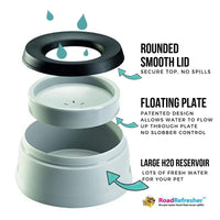 Load image into Gallery viewer, Pets Loaf Travel Non Spill Water Bowl
